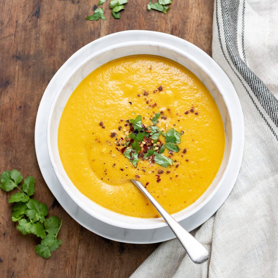 Hearty Lentil Soup With Fresh Vegetables